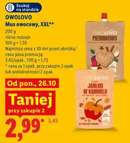 Lidl Mus owocowy, XXL oferta