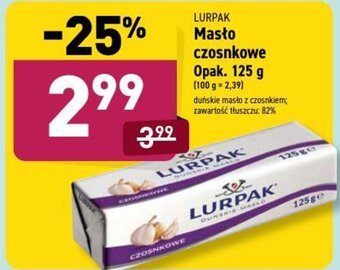 ALDI Masło czosnkowe 125g oferta