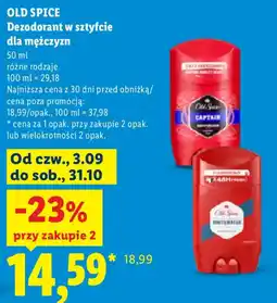 Lidl Dezodorant w sztyfcie dla mężczyzn oferta