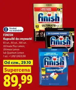 Lidl Kapsułki do zmywarki Finish oferta