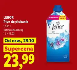 Lidl Płyn do płukania Lenor oferta
