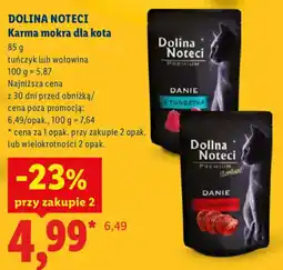 Lidl Karma mokra dla kota Dolina Noteci oferta