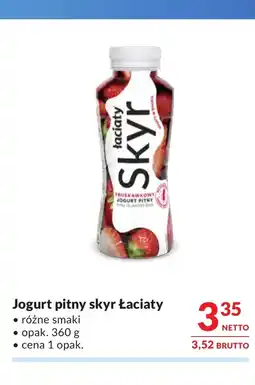Makro Jogurt pitny Łaciaty oferta