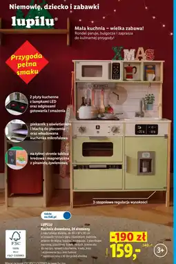 Lidl Kuchnia drewniana Lupilu oferta