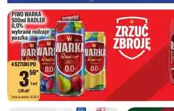 TomiMarkt Piwo bezalkoholowe Warka Radler oferta