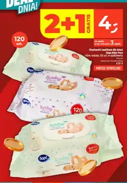 Dealz Chusteczki nawilżane dla dzieci Hops Baby Pure oferta