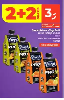 Dealz Sok proteinowy Yoga Fruit ananas oferta