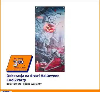 Dekoracja na drzwi Halloween Cool2Party 80x180 cm