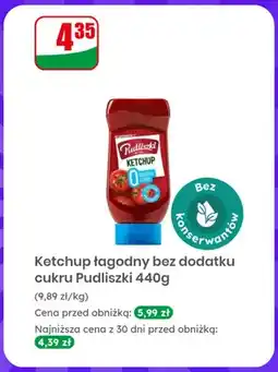 Dino Ketchup łagodny bez dodatku cukru Pudliszki oferta