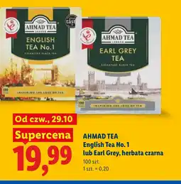 Lidl Herbata Ahmad tea oferta