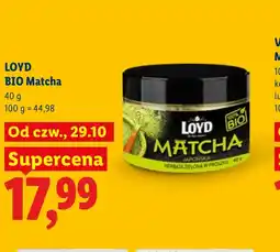 Lidl Matcha Loyd oferta