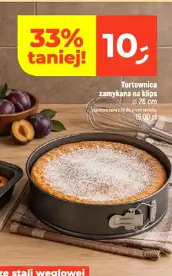 Dealz Tortownica zamykana na klips Ø26 cm ze stali węglowej oferta