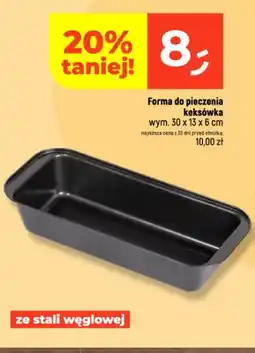 Dealz Forma do pieczenia keksówka 30x13x6 cm ze stali węglowej oferta