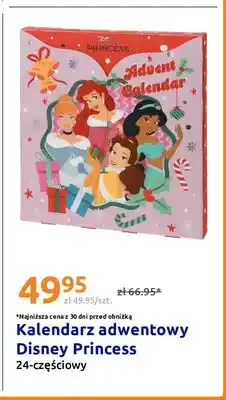 Action Kalendarz adwentowy Disney Princess 24-częściowy oferta