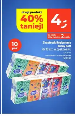 Dealz Chusteczki higieniczne Bunny Soft 10-pak oferta