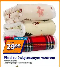 Action Pled ze świątecznym wzorem 140x180 cm oferta