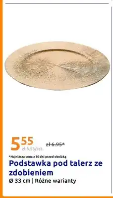 Action Podstawka pod talerz ze zdobieniem oferta