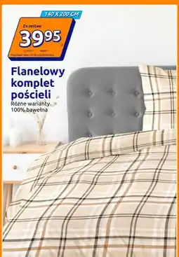 Action Flanelowy komplet pościeli 140x200 cm oferta