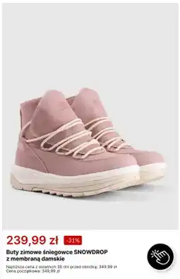 4F Buty zimowe śniegowce Snowdrop z membraną damskie 4F oferta
