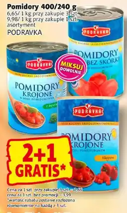 Prim Market Pomidory Krojone w Soku Pomidorowym oferta