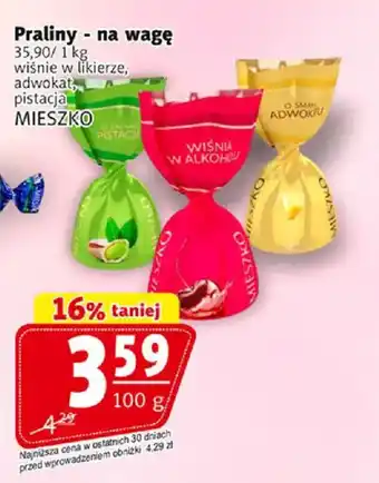 Praliny - na wagę Mieszko
