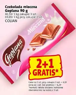 Prim Market Czekolada mleczna Goplana oferta