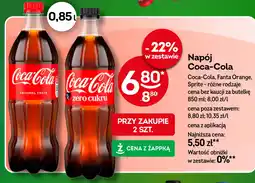 Żabka Napój Coca-Cola oferta