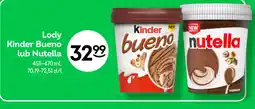 Żabka Lody Kinder Bueno lub Nutella oferta
