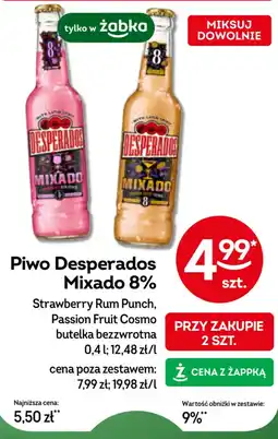 Żabka Piwo Desperados Mixado 8% oferta