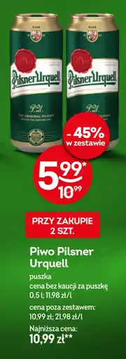Żabka Piwo Pilsner Urquell oferta