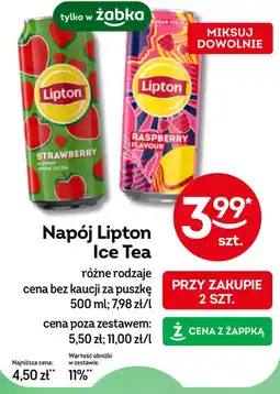 Żabka Napój Lipton Ice Tea oferta