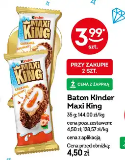 Żabka Baton Kinder Maxi King oferta