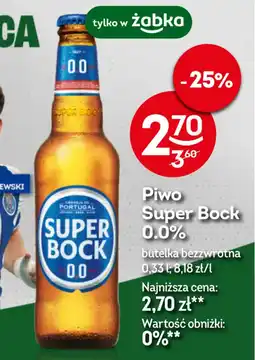 Żabka Piwo Super Bock 0.0% oferta