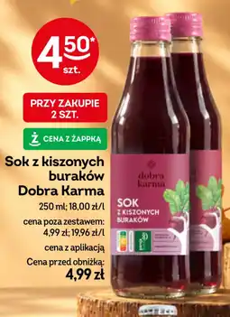 Żabka Sok z kiszonych buraków Dobra Karma oferta
