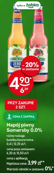 Napój piwny Somersby 0.0%