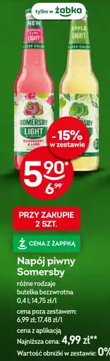 Żabka Napój piwny Somersby oferta