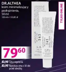 Hebe DR. ALTHEA krem minimalizujący podrażnienia oferta