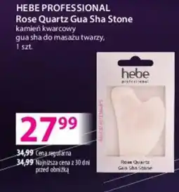 Hebe Rose Quartz Gua Sha Stone oferta