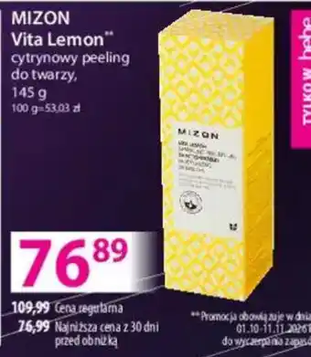 Mizon vita lemon cytrynowy peeling do twarzy