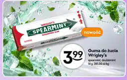 Żabka Guma do żucia Wrigley's spearmint oferta