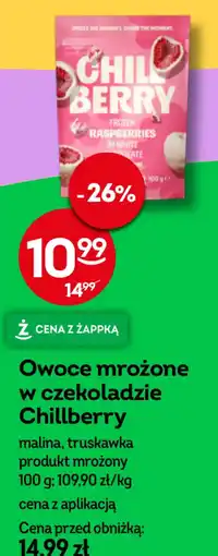 Żabka Owoce mrożone w czekoladzie Chillberry oferta