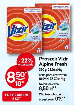 Żabka Proszek Vizir Alpine Fresh oferta