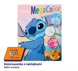 Action Disney MegaColor Kolorowanka z naklejkami oferta
