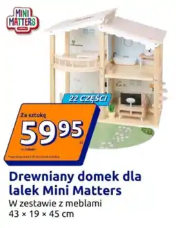 Action Drewniany domek dla lalek Mini Matters oferta