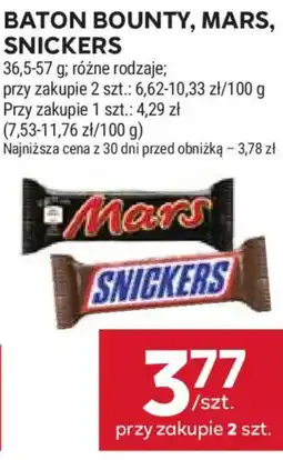 Stokrotka Baton Bounty, Mars, Snickers oferta