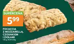 Stokrotka Focaccia z Mozzarella, Czosnkiem i Ziołami oferta