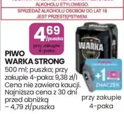 Stokrotka Piwo Warka Strong oferta