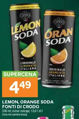 Stokrotka Lemon, Orange Soda Fonti di Crodo oferta