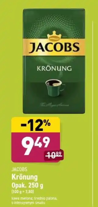 ALDI Kawa mielona Jacobs Krönung 250g oferta