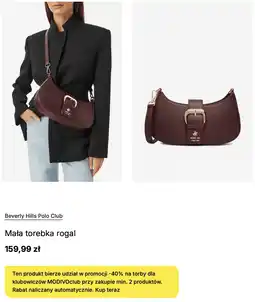 CCC Beverly Hills Polo Club Mała torebka rogal oferta